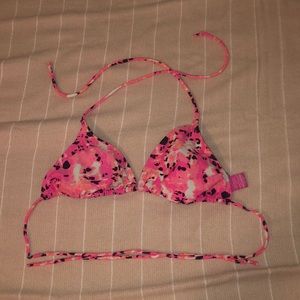 Bright triangle swim top